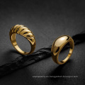 2021 Amazon Collection Seal Ring Chunky Signet Ring Minimalista Personalistas Anillos de promesa